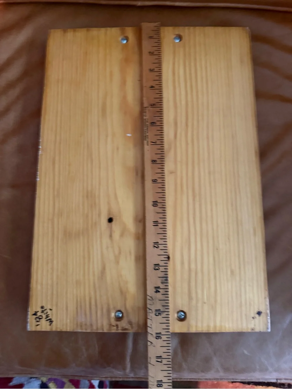 Vintage Wood Casserole Carrying Tray 15.5